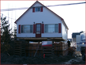 Fondation de maison levée Construction Robinson